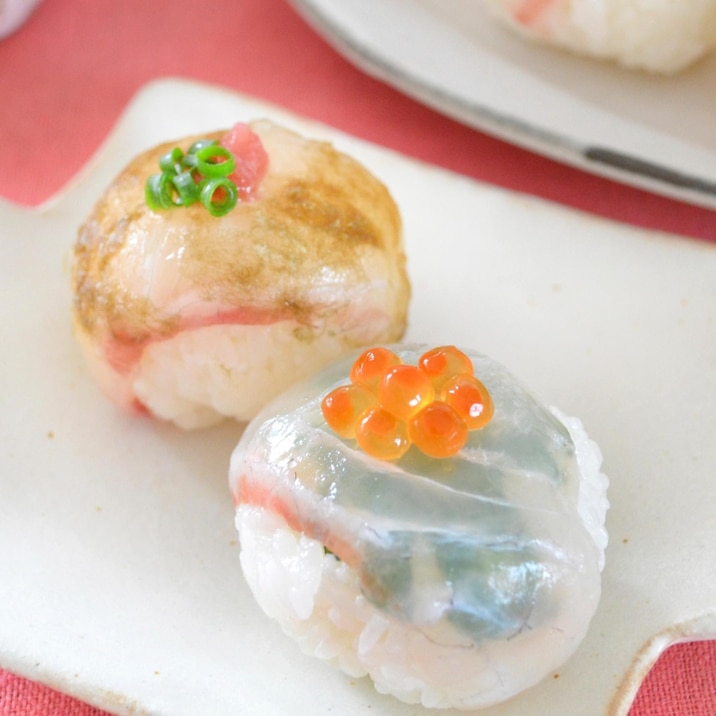 鯛の手まり寿司